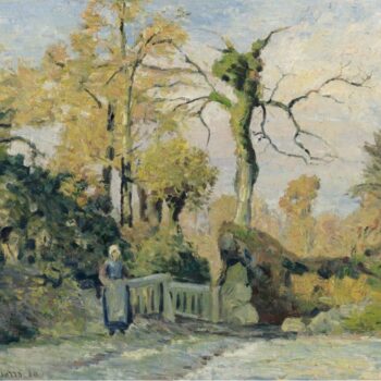 Landscape with a Peasant Woman, 1880