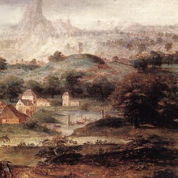 Landscape with the Banishment of Hagar, Oil on wood, 23 x 35 cm, Bonnefantenmuseum, Maastricht