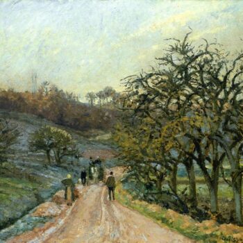 Lane of Apple Trees near Osny, Pontoise, 1874