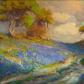 Late Afternoon in the Bluebonnets, S. W. Texas, 1913