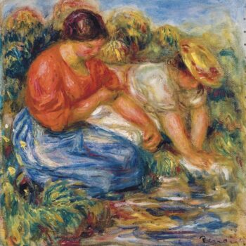 Laundresses at Cagnes, 1913