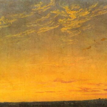 Le Soir Huile sur carton (1824)