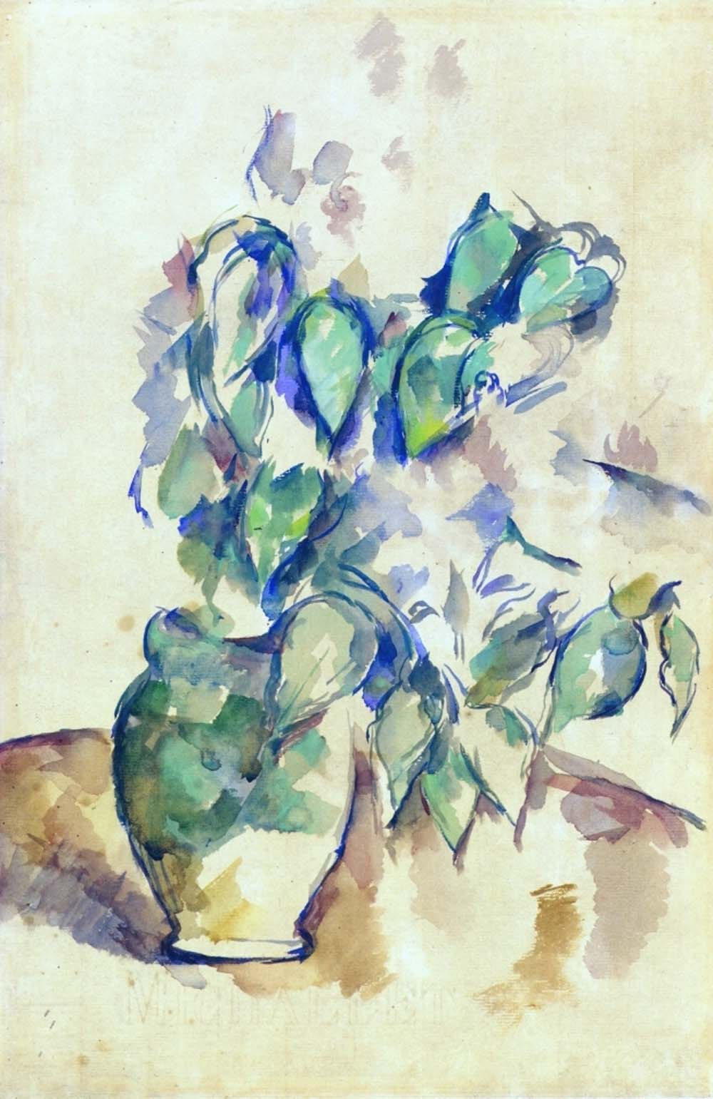 Leaves in a Green Pot, 1890-92