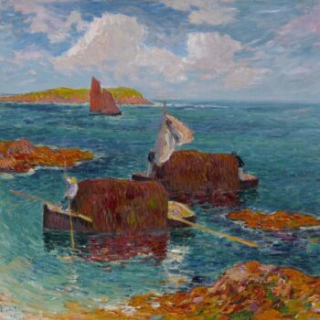 Lifeboats with Seaweeds at Raguenes, 1894