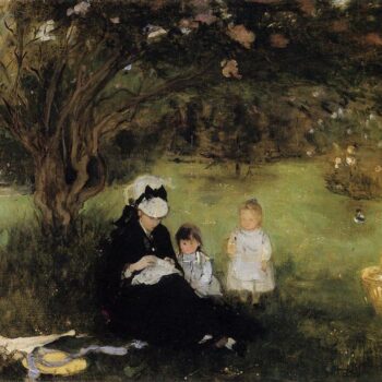 Lilacs at Maurecourt - 1874
