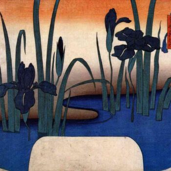 Lilies by Hiroshige