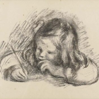 Little Boy Writing (Cloude Renoir), 1905