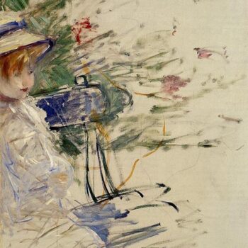 Little Girl in a Garden - 1884