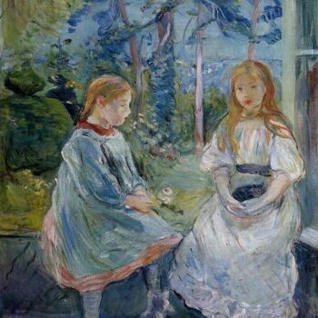 Little Girls at the Window (Jeanne and Edma Bodeau) - 1892