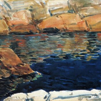 Looking into Beryl Pool, 1912
