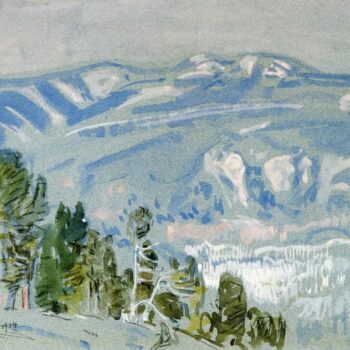 Looking towards Mount Adams from Mount Hood, 1904