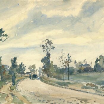 Louveciennes, the Road of Saint-Germain, 1871