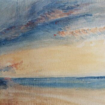 Low Sun and Clowds over a Calm Sea, 1835