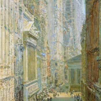 Lower Manhattan (aka Broad and Wall Streets), 1907