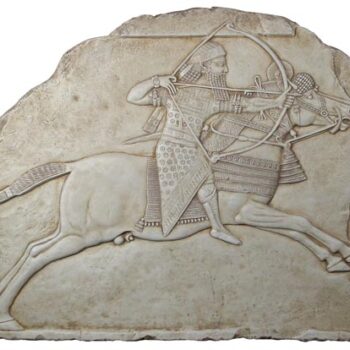 King Ashurbanipal hunting