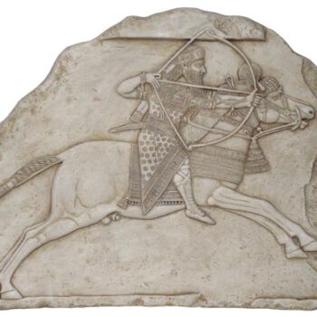 King Ashurbanipal hunting