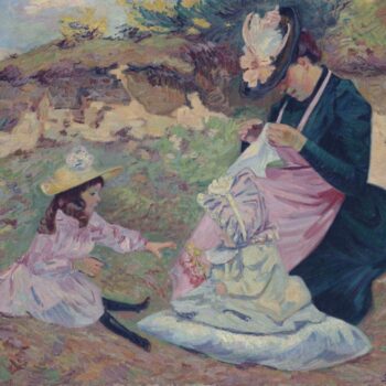 Madame Guillaumin and Her Daughters, 1892