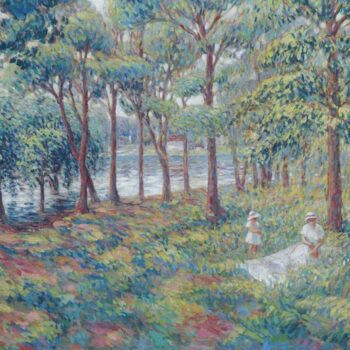 Madame Lebasque and Daughter by the Marne, 1899