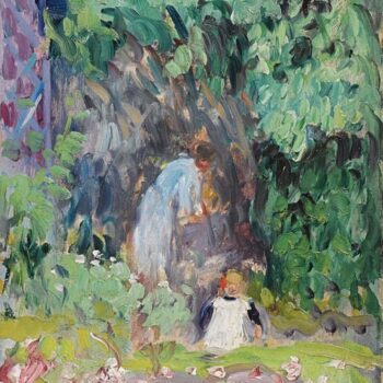 Madame Lebasque and Her Daughter in the Gadren
