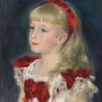 Mademoiselle Grimprel with Red Ribbon (Helene Grimprel), 1880