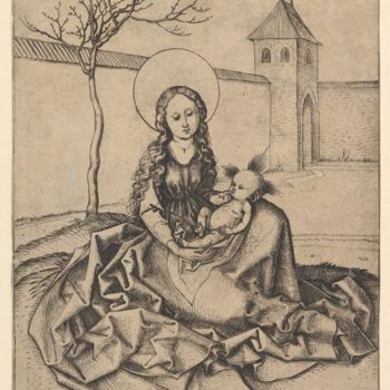 Madonna and Child in the yard (1470-1490)