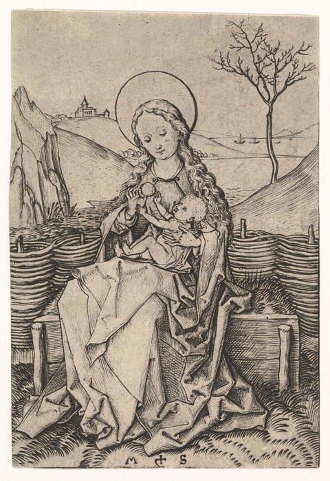 Madonna and Child on the turf bench (1470-1490)