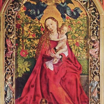 Madonna in Rose Garden. 1473