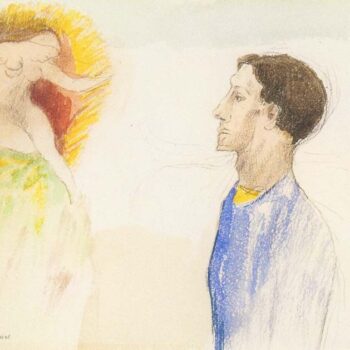 Man and Woman in front the Sun, 1912