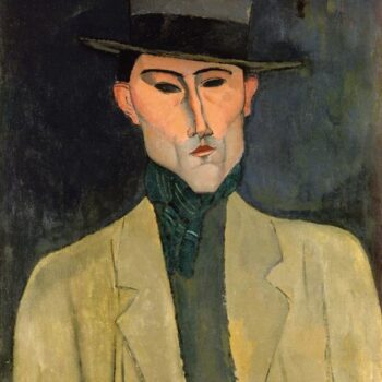 Man witih Hat - 1915 - PC - Painting - oil on canvas