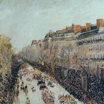 Mardi-Gras on the Boulevard of Montmartre, 1897