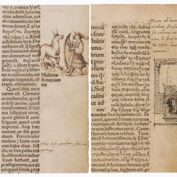 Marginal Drawings in a copy of The Praise of Folly by Erasmus of Rotterdam (4) 1515