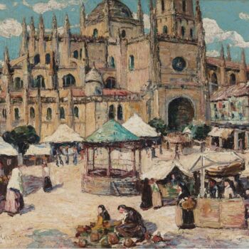 Market Square, Segovia, Spain