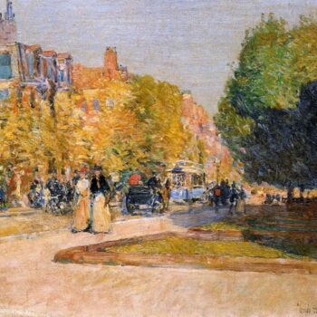 Marlborough Street, Boston, 1889