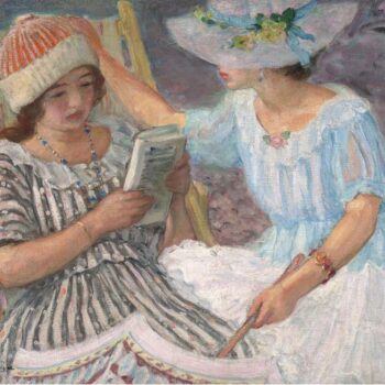 Marthe and Nono, 1917