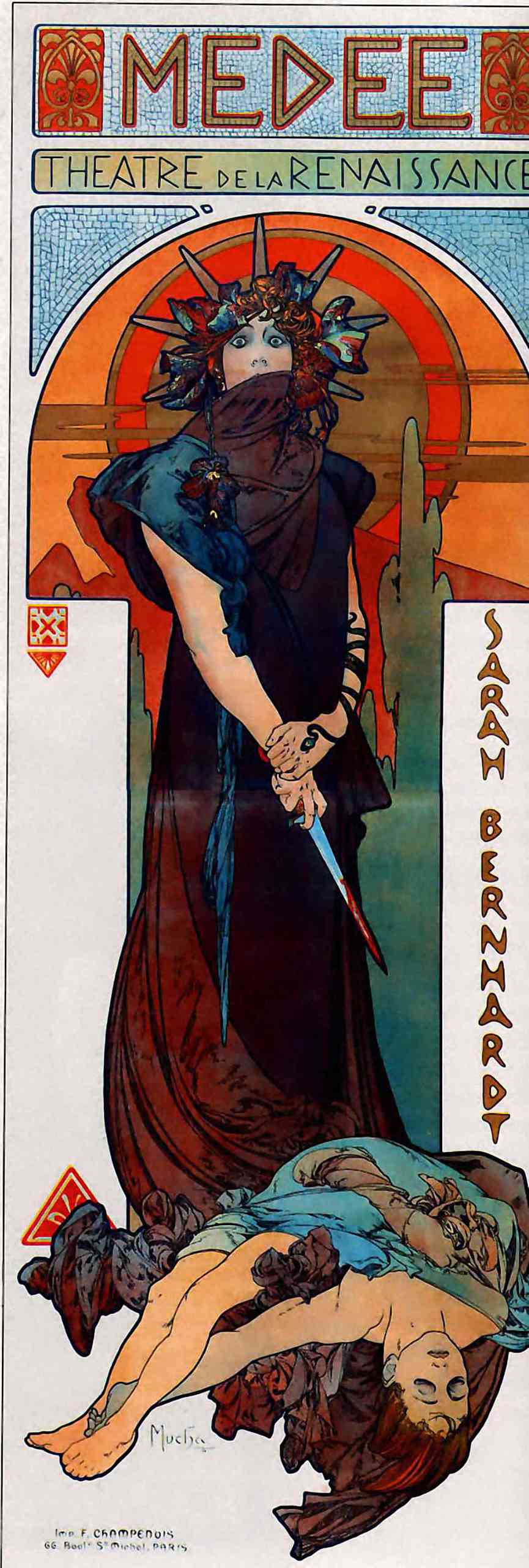 Medea by Alphonse Mucha