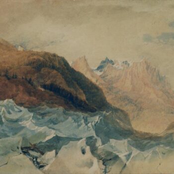 Mer de Glace, Chamonix, with Blair's Hut, 1806