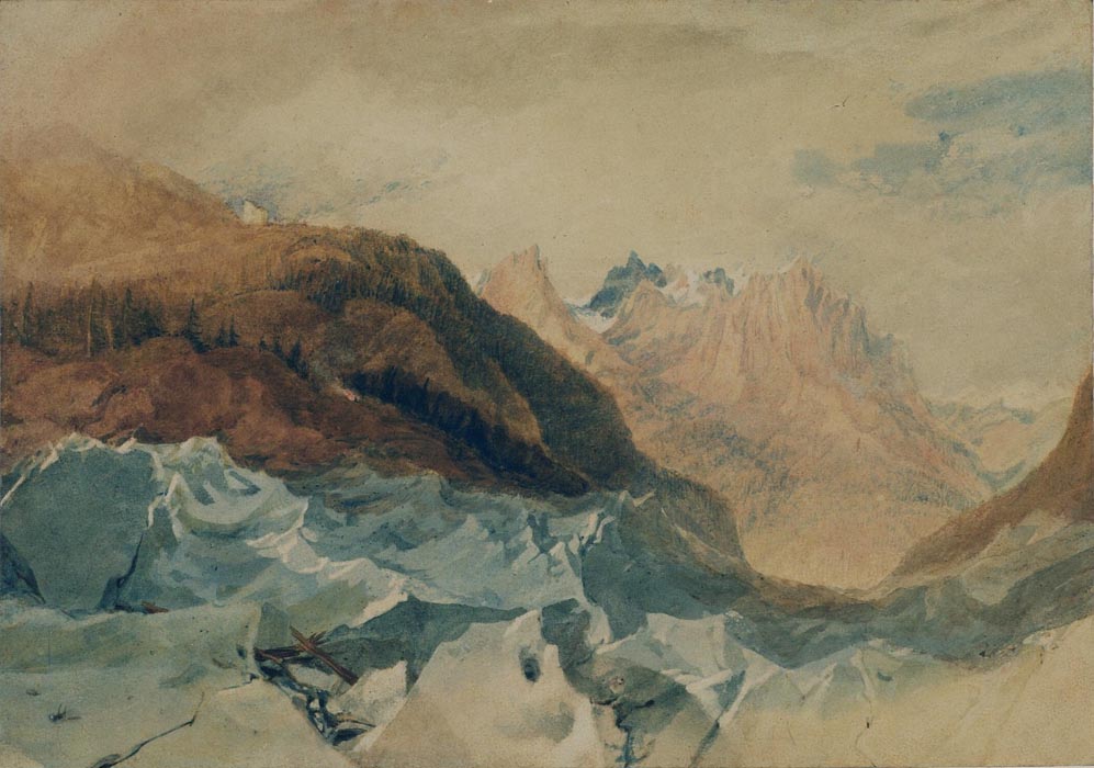 Mer de Glace, Chamonix, with Blair's Hut, 1806