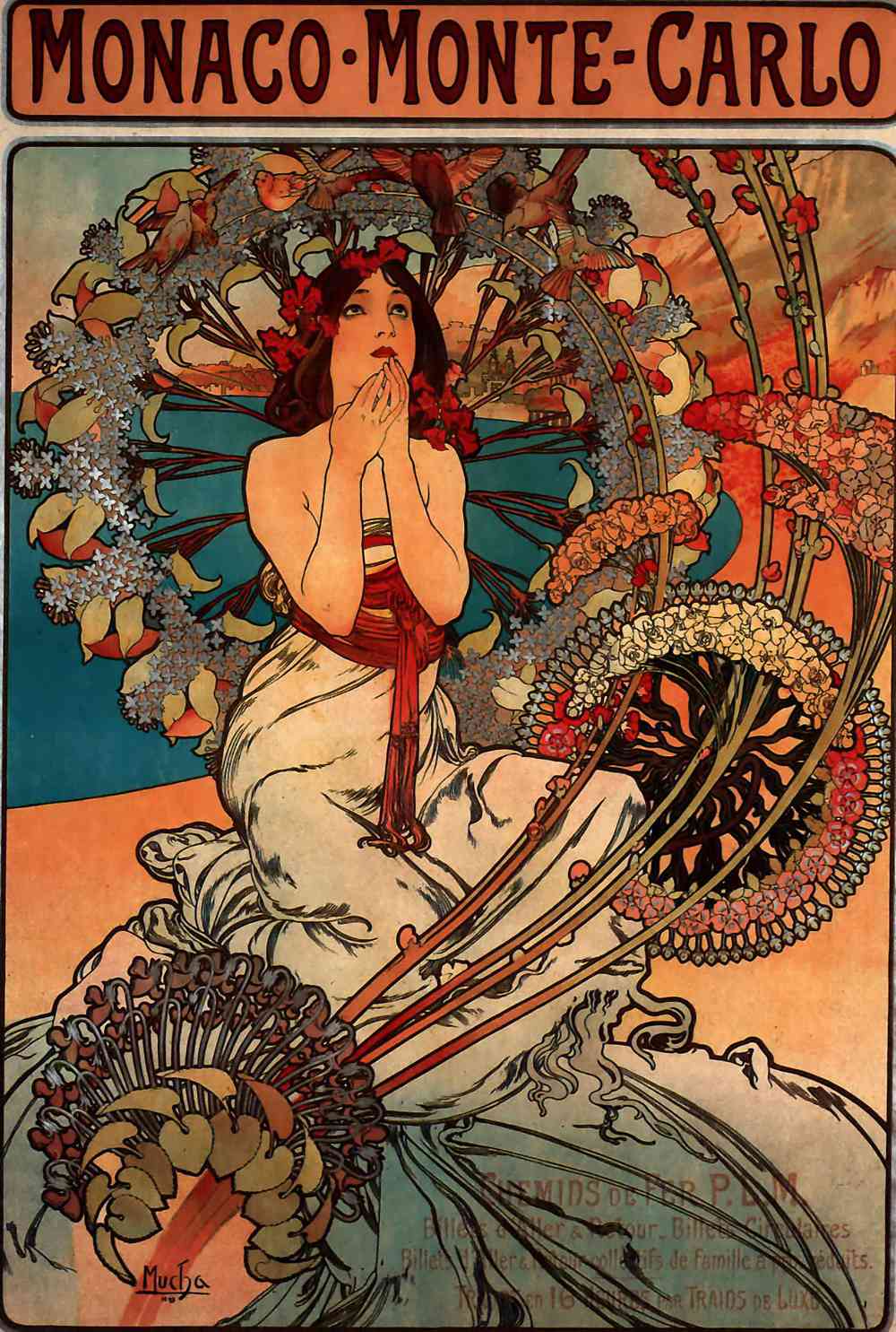 Monaco by Alphonse Mucha