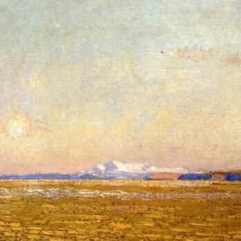 Moonrise at Sunset, Harney Desert, 1908