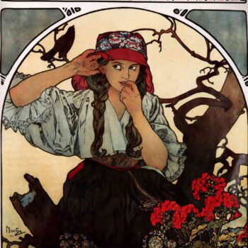 Moravian teachers choir by Alphonse Mucha