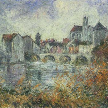 Moret-sur-Loing ein Autumn