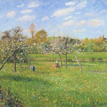 Morning, Spring, Grey Weather, Eragny, 1900