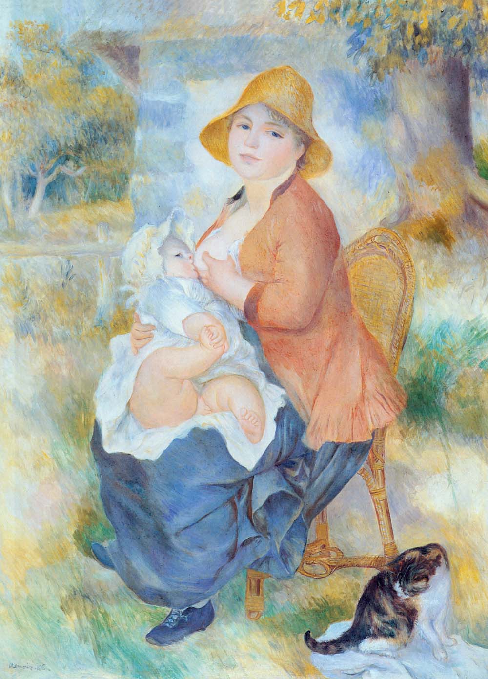 Motherhood (also known as Woman Breast Feeding Her Child) 03, 1886