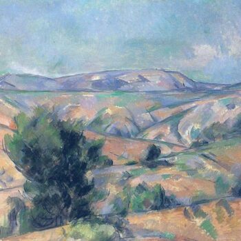 Mount Sainte-Victoire Seen from Gardanne, 1885-86