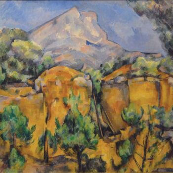 Mount Sainte-Victoire Seen from the Bibemus Quarry, 1897