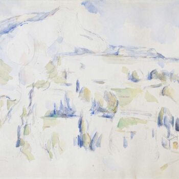 Mount Sainte-Victoire, View from Lauves in Winter, 1900-06