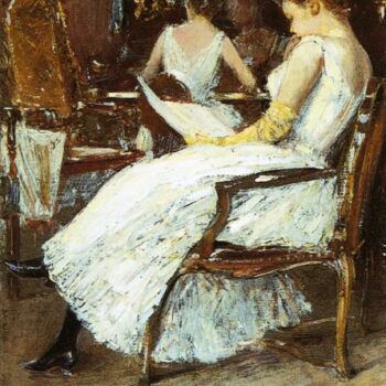 Mrs. Hassam and Her Sister, 1889