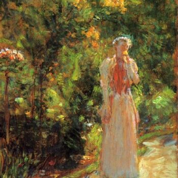 Mrs. Hassam in the Garden, 1888