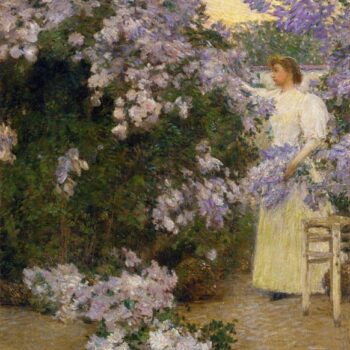 Mrs. Hassam in the Garden, 1896
