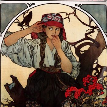 Mucha-Moravian Teachers' Choir-1911